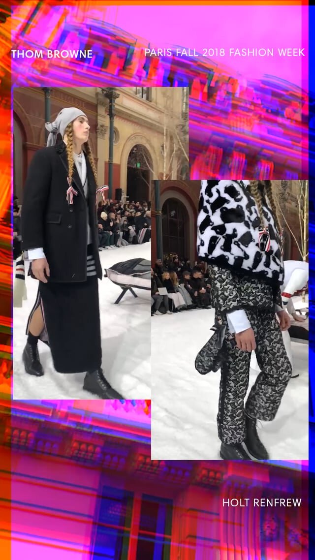 Holt Renfrew Instagram Story Paris FW #4 - 2018