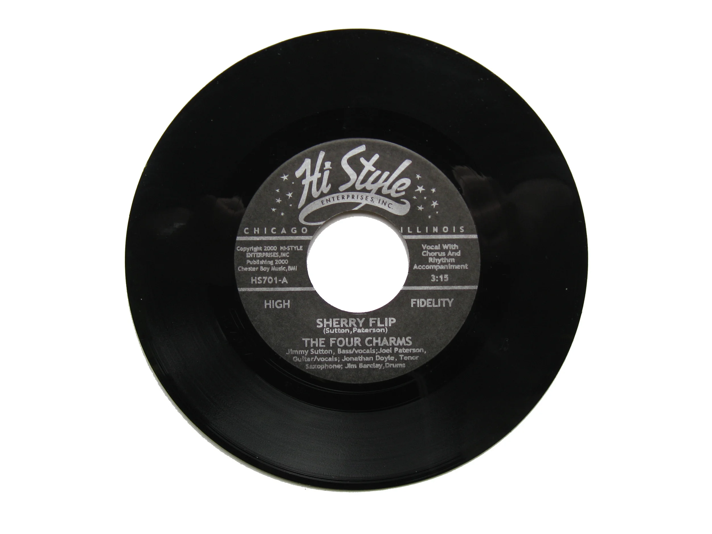Four Charms, "Sherry Flip/Midnight at the Mill" 7"