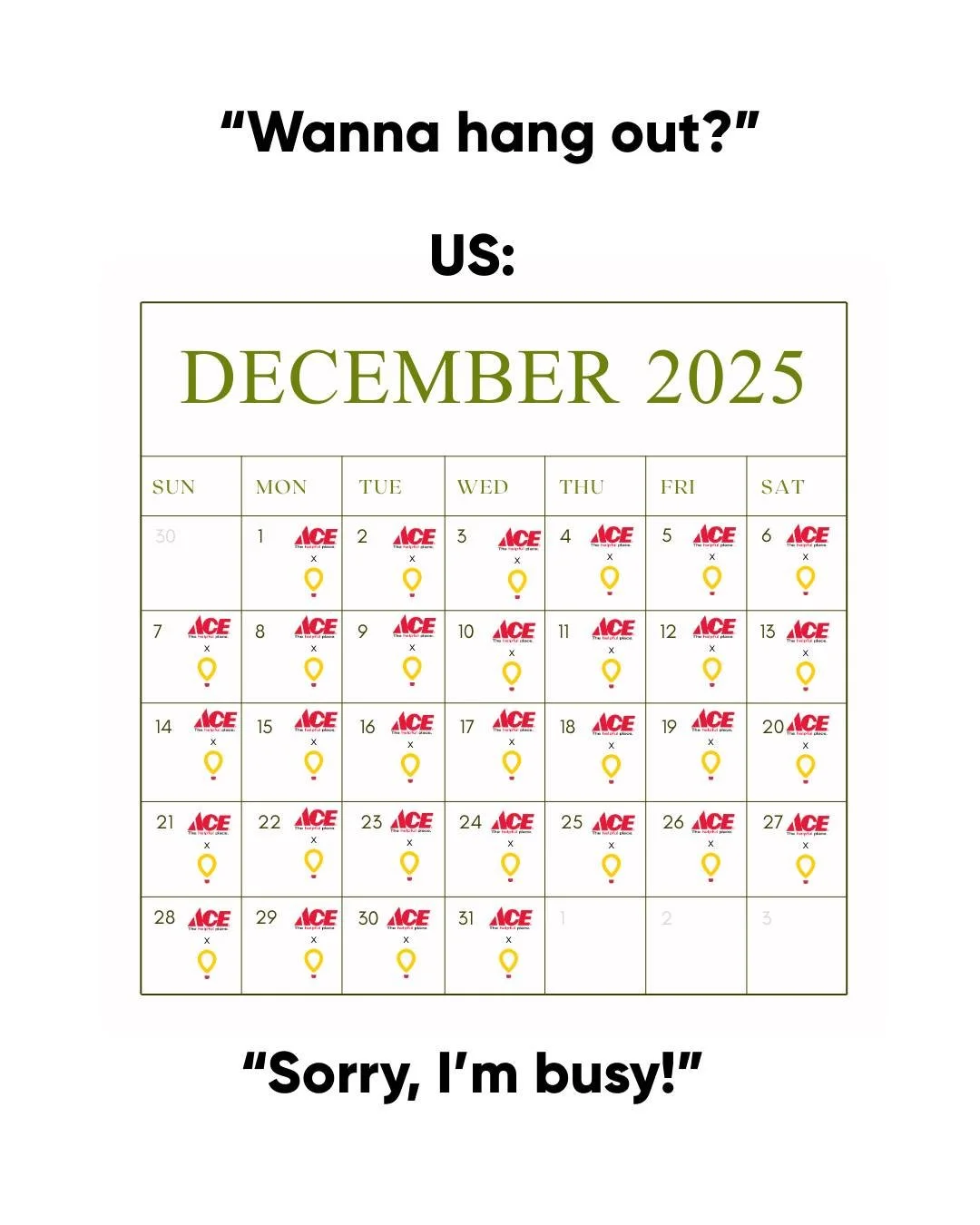 It&rsquo;s the most GENEROUS time of the year and we&rsquo;re booked all season long! Round up your purchase at participating @acehardware  locations to support critical care at @ufhealthjax pediatrics and @wolfsonchildren through @cmnhospitals. #Ace