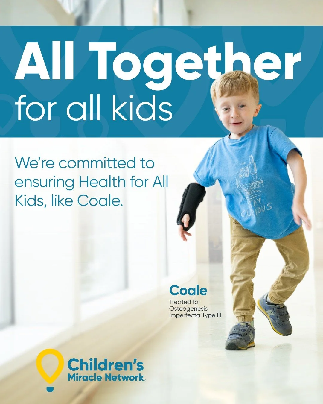 We are proud to be a part of Children's Miracle Network and honored to benefit from its mission to bring people together to raise money for children's healthcare in Northeast Florida and Southeast Georgia.

Today, CMN unveiled a new look and is askin