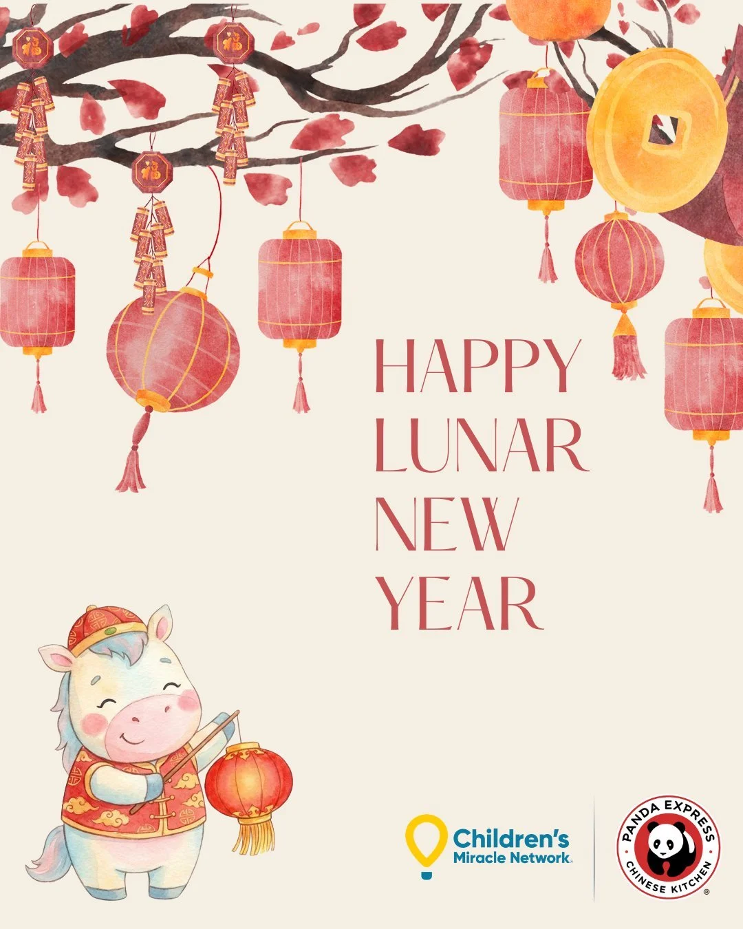 Happy Lunar New Year! Today we celebrate with our friends at Panda Express, whose year-round generosity brings brighter futures within reach for kids and families at @wolfsonchildren and the pediatric units of @ufhealthjax. #PandaCares #PandaLNY