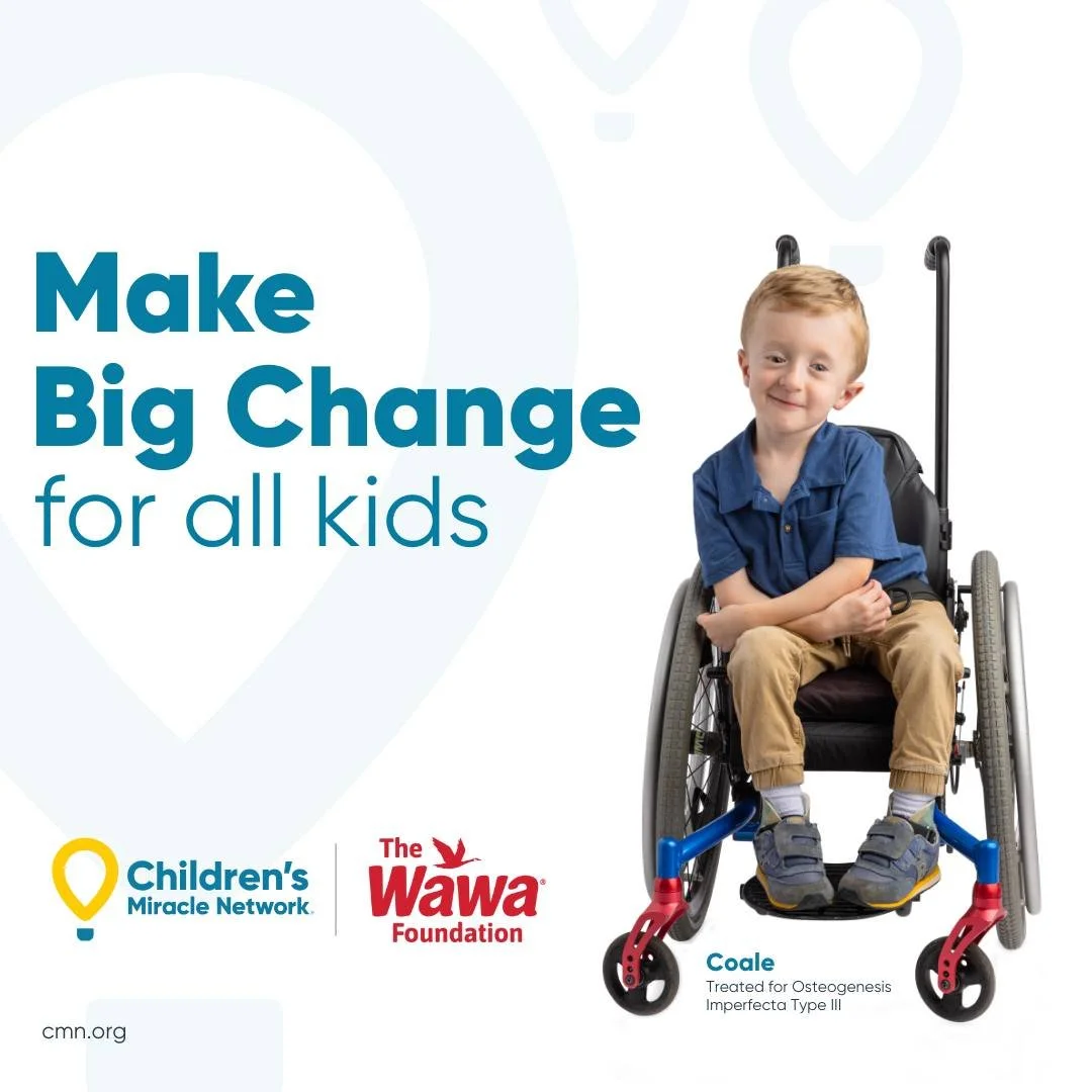 Make Big Change For All Kids during your next #WawaRun! Scan to donate either $1, $3 or $5 or round up your change on your purchase for Children&rsquo;s Miracle Network during Wawa&rsquo;s in store campaigns happening until May 24th, 2026.
