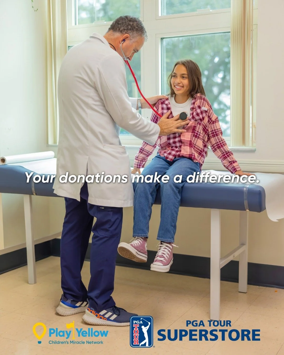Golf has the power to bring people together, and now every checkout can help do even more. When you round up at @pgatoursuperstore from May 31 through July 11, your donation supports the pediatric units at @ufhealthjax and @wolfsonchildren  and the c