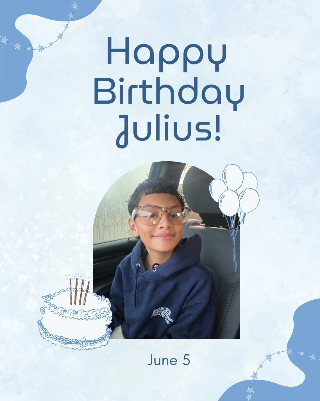 Happy Birthday to our incredible champion kid, Julius! We hope you have an amazing day!