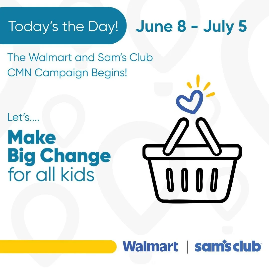 It starts today! From June 8 to July 5, you can round up at checkout or donate online while shopping at @walmart  or @samsclub  to support kids treated at @wolfsonchildren  and the pediatric units of @ufhealthjax  through @childrensmiraclenetwork. Ev