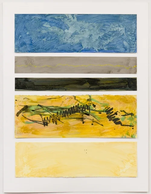 Avian Tones. Acrylic on Paper. 38" x 50".