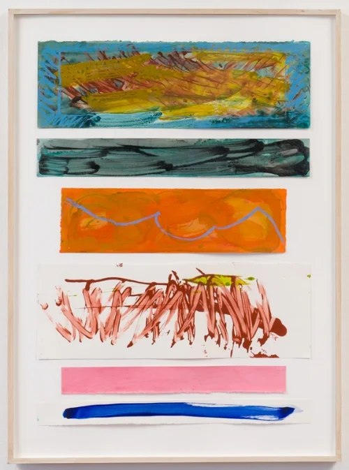 Early Steps. Acrylic on paper. 39" x 53". 