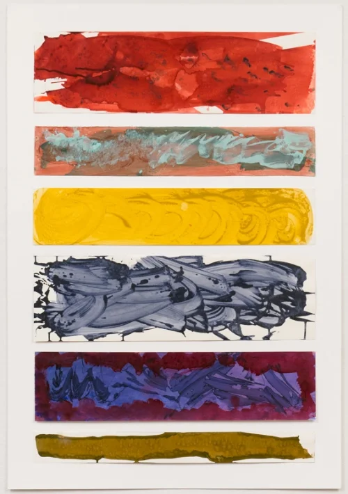 Ladder of Moods. Acrylic on Paper. 38" x 55".