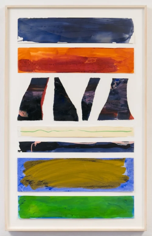 Propylaeum. Acrylic on paper. 39" x 62 1/4".
