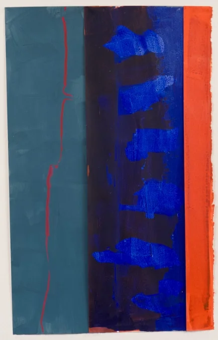 #7. Acrylic on paper. 24 7/8" x 35". 2013.