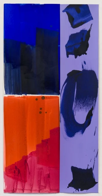 #12. Acrylic on paper. 18 3/4 x 35". 2013.