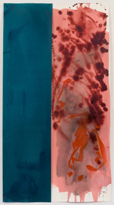 #16. Acrylic on paper. 20 1/2" x 35". 2013.