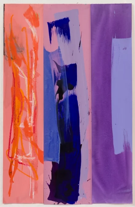 Gamma. Acrylic on paper. 24 7/8" x 36" 2014