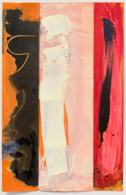 #20. Acrylic on paper. 24 3/8" x 36" framed. 2013.