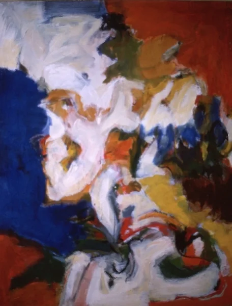 Portrait of Nancy Mellon. Acrylic on canvas.  52 x 74 cm. 1964.