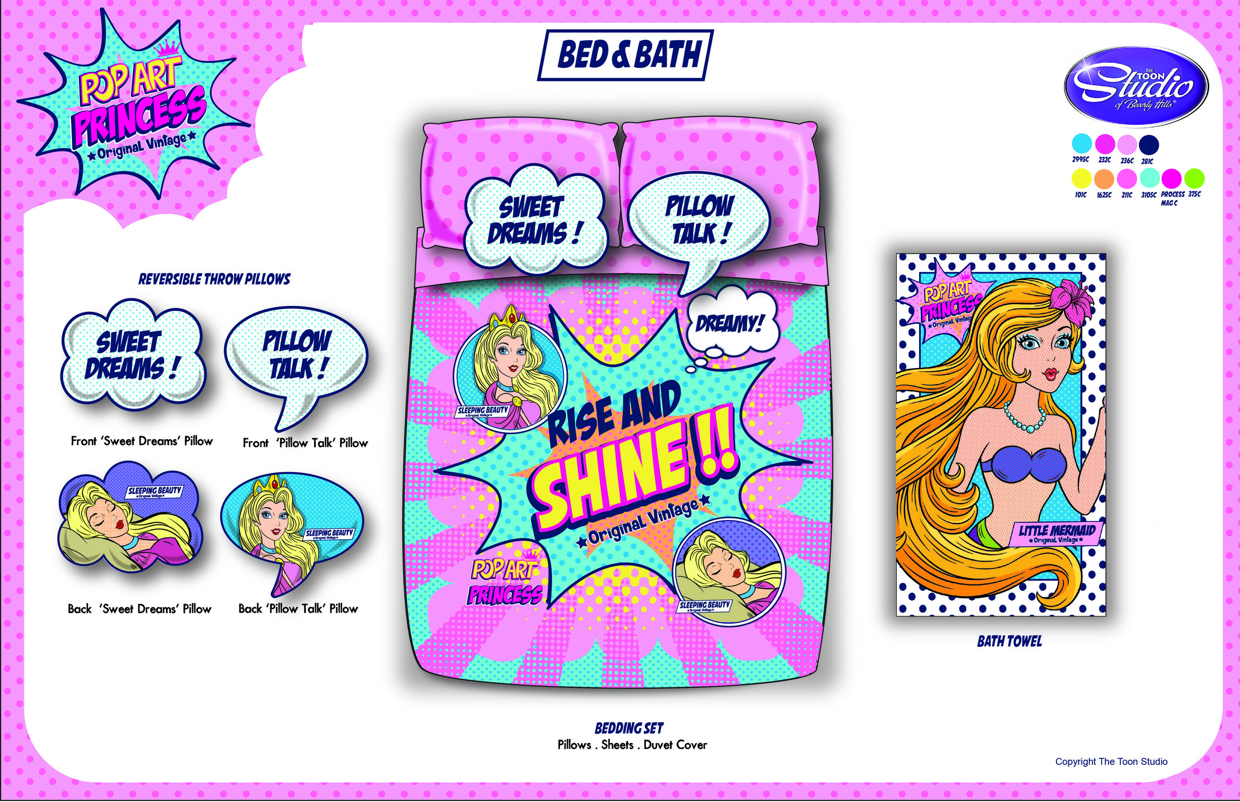 Pop Art Princess Style guide- Bedding