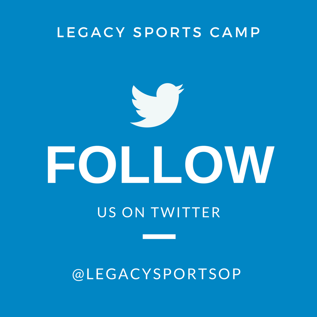 Follow Legacy Sports Camp on Social Media