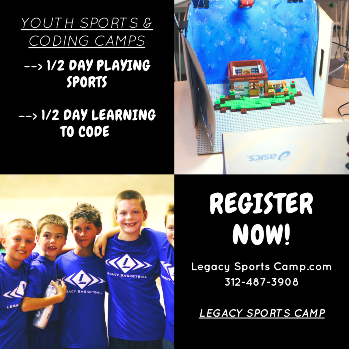 Summer 2018 Coding Sports Camp Promotion