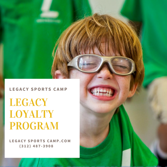 Legacy Sports Camp Loyalty Program 