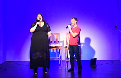Madelyn with Brian Porter in Sondheim Nights