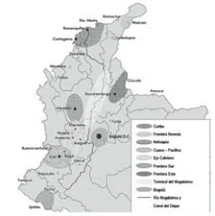 Gráfico 2. Ámbitos logísticos en Colombia. Fuente: ALG (Advanced Logistics Group).