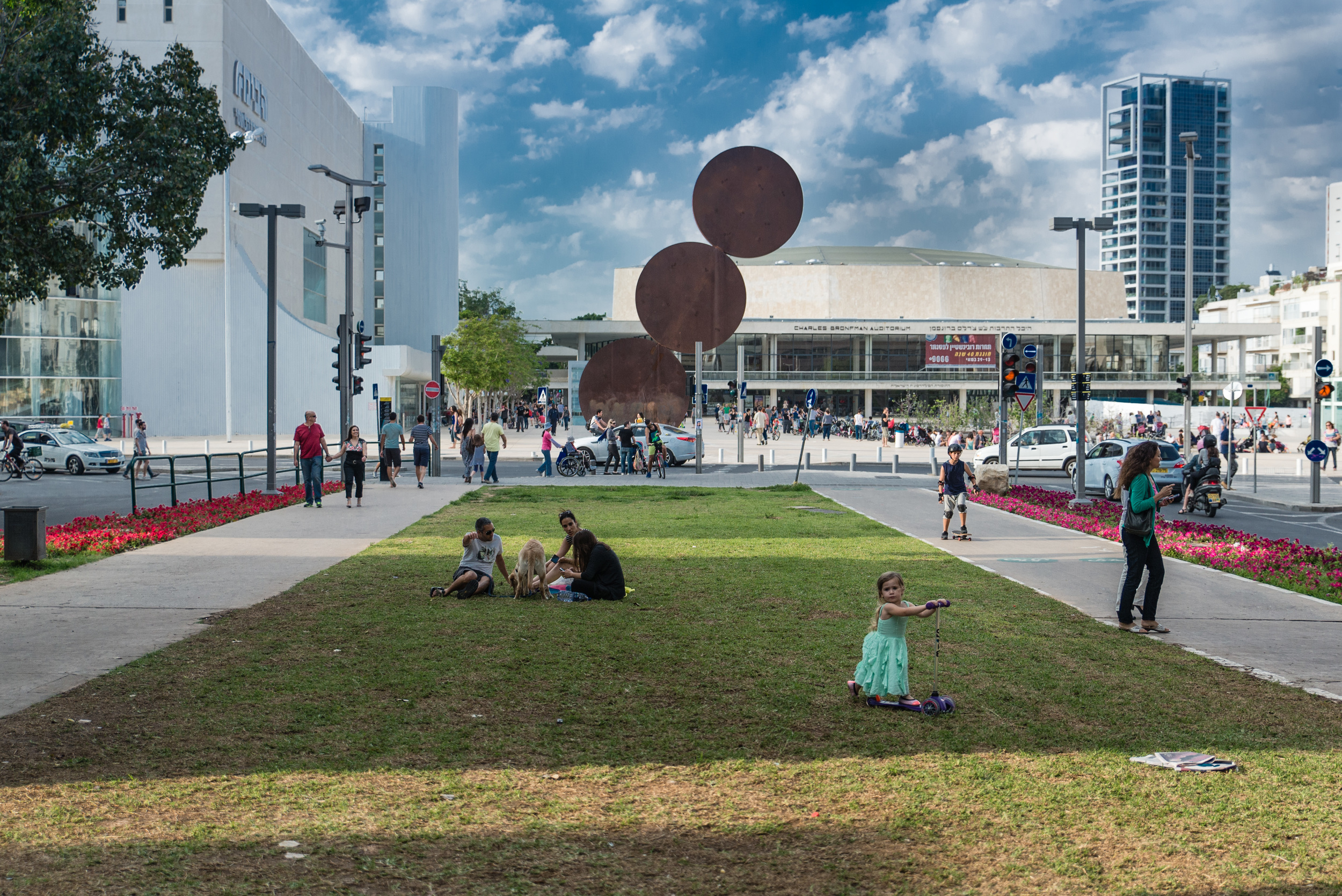 Habima Square. Tel-aviv