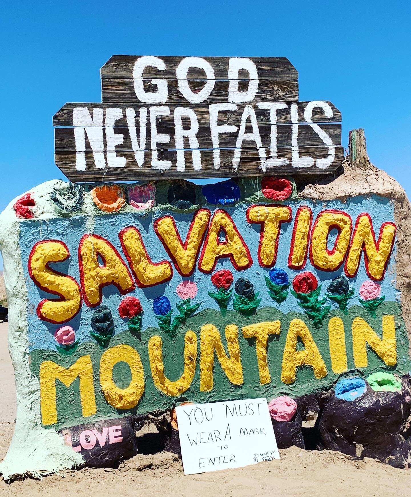 The weird, wild and wacky desert otherworld that is Salvation Mountain, Slab City and the Salton Sea. #california #californialove #socal #salvationmountain #slabcity #saltonsea #bombaybeach #adventure #roadtrip #desert #wanderlust #notallwhowanderare