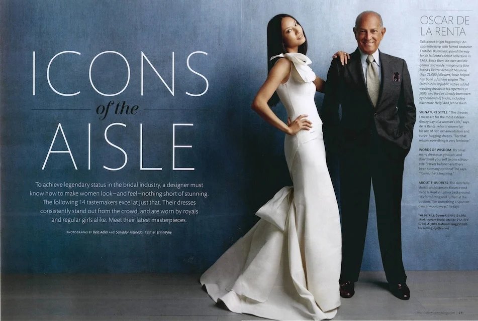 Bèla Adler & Salvador Fresneda // Martha Stewart Weddings