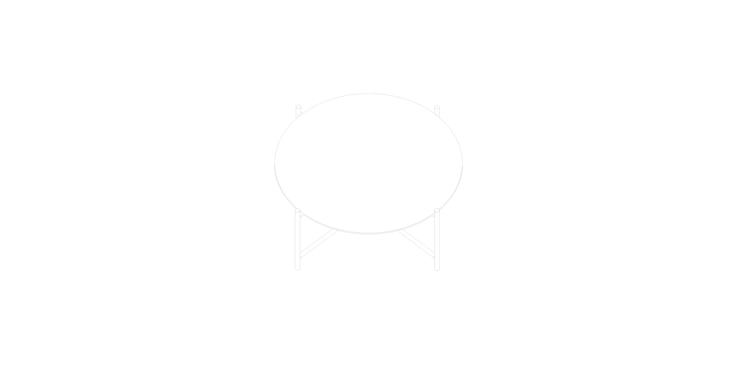 PY1 Estructura de varilla metálica Ø10mm Dimensiones: - 300 x 500 x 500 Valor $4570.- + I.V.A. Terminación: pintura a horno