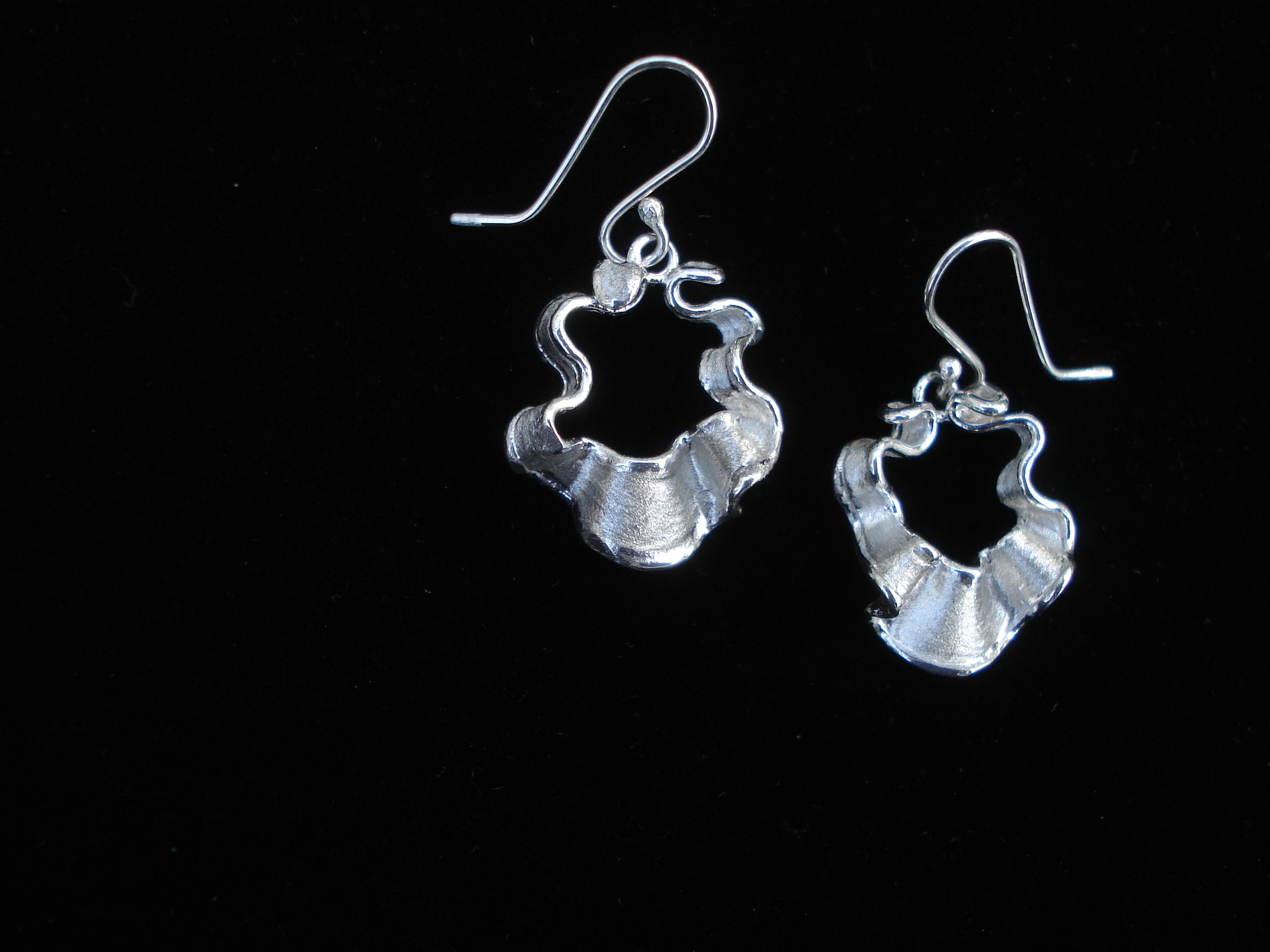 Wreath. Bright Designer earrings. 