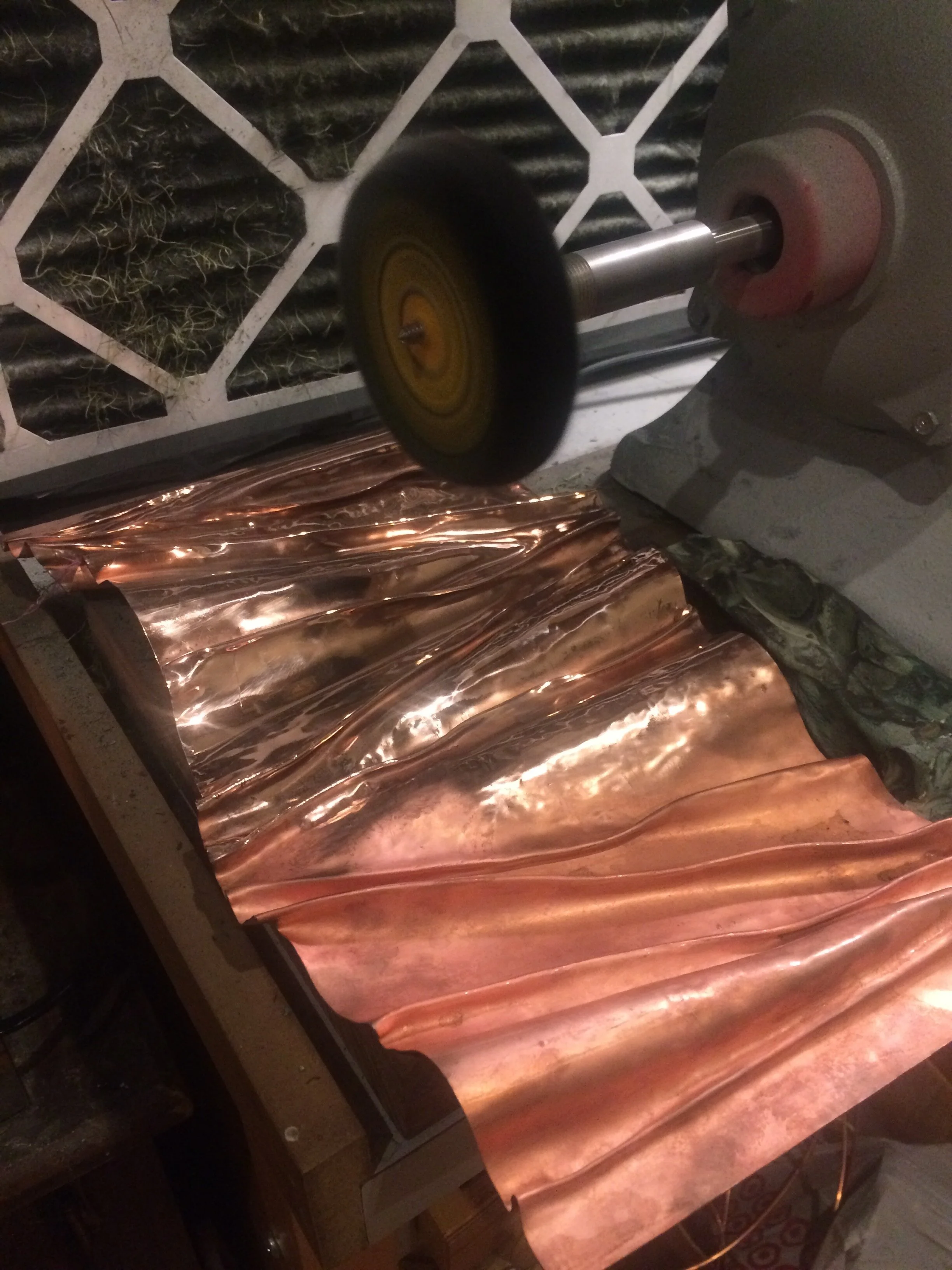 Sculptural piece in progress