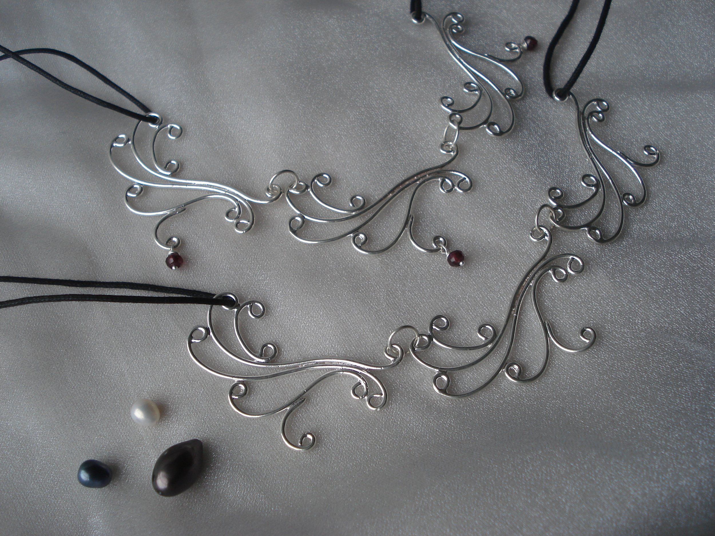 Dancer, Designer Filigree Statement Necklace