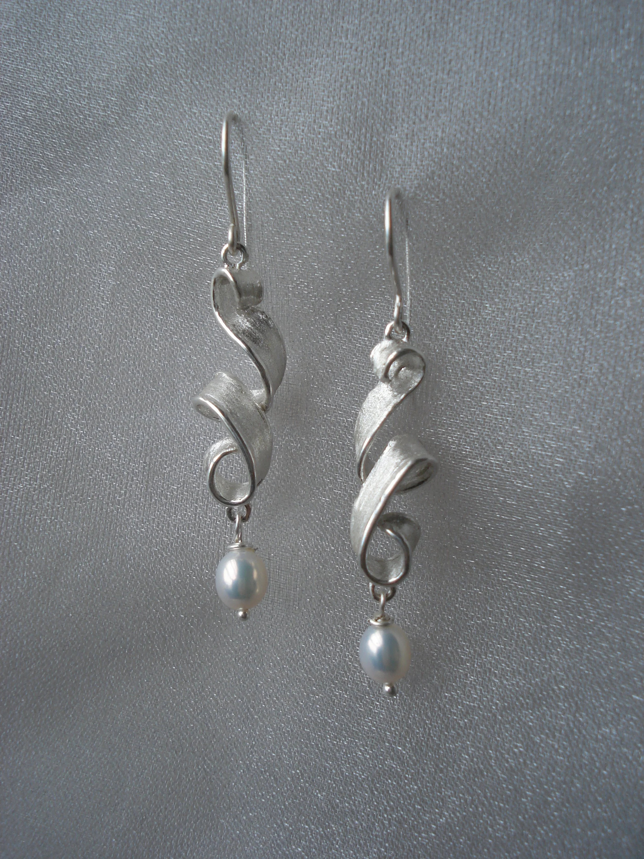 Dainty Ribbons, Boutique Designer Earrings