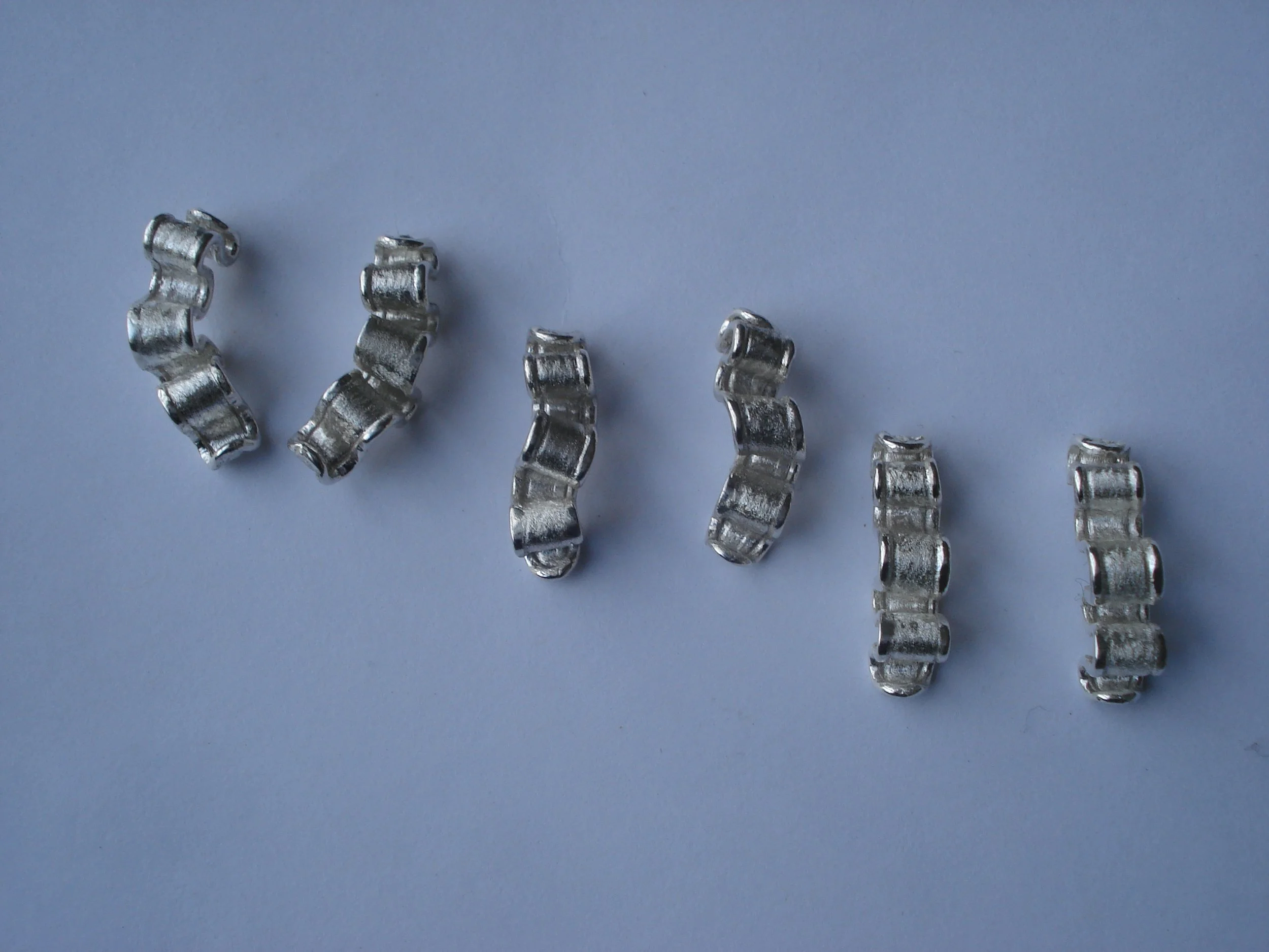 Tiny Ruffles, Boutique Designer Earrings