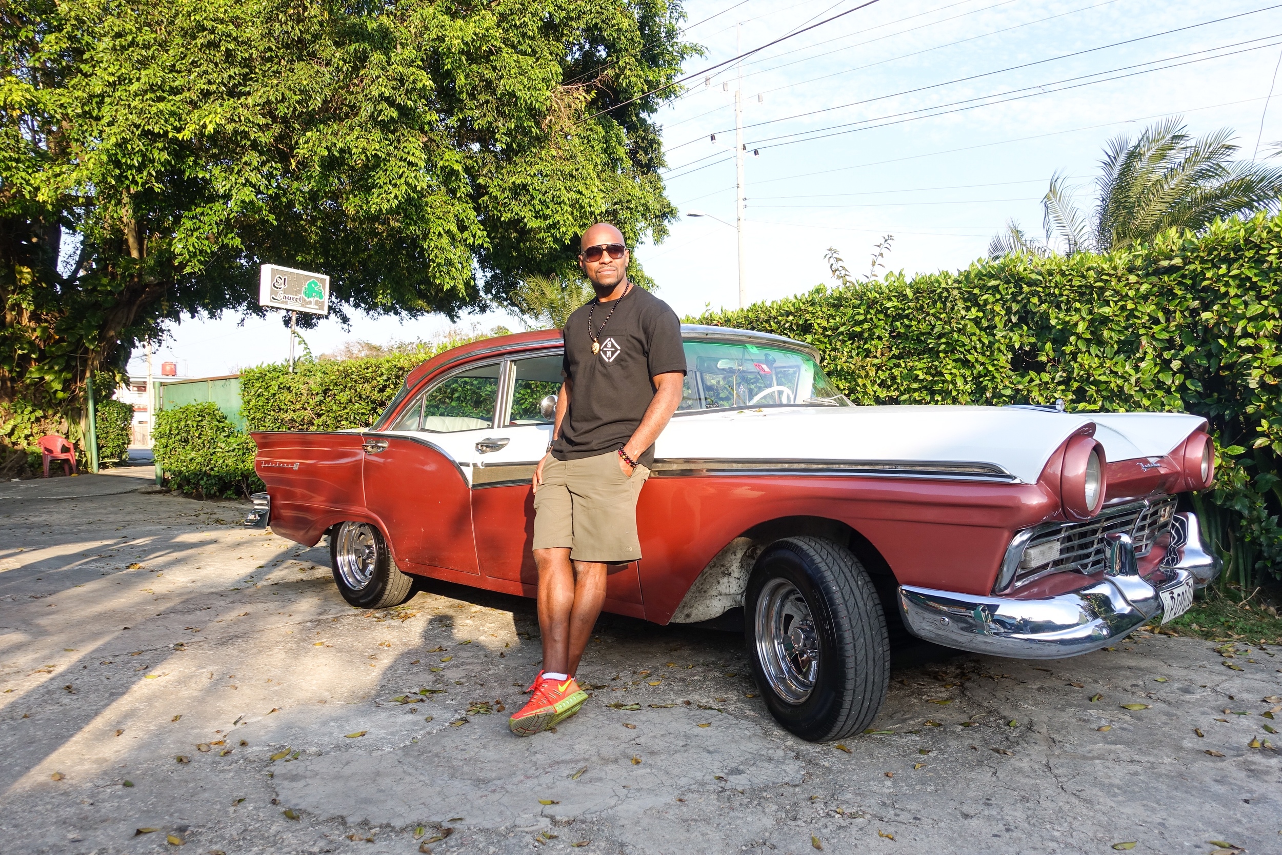 Nathan is featured in the Sir & Madame Military Code Pocket Tee