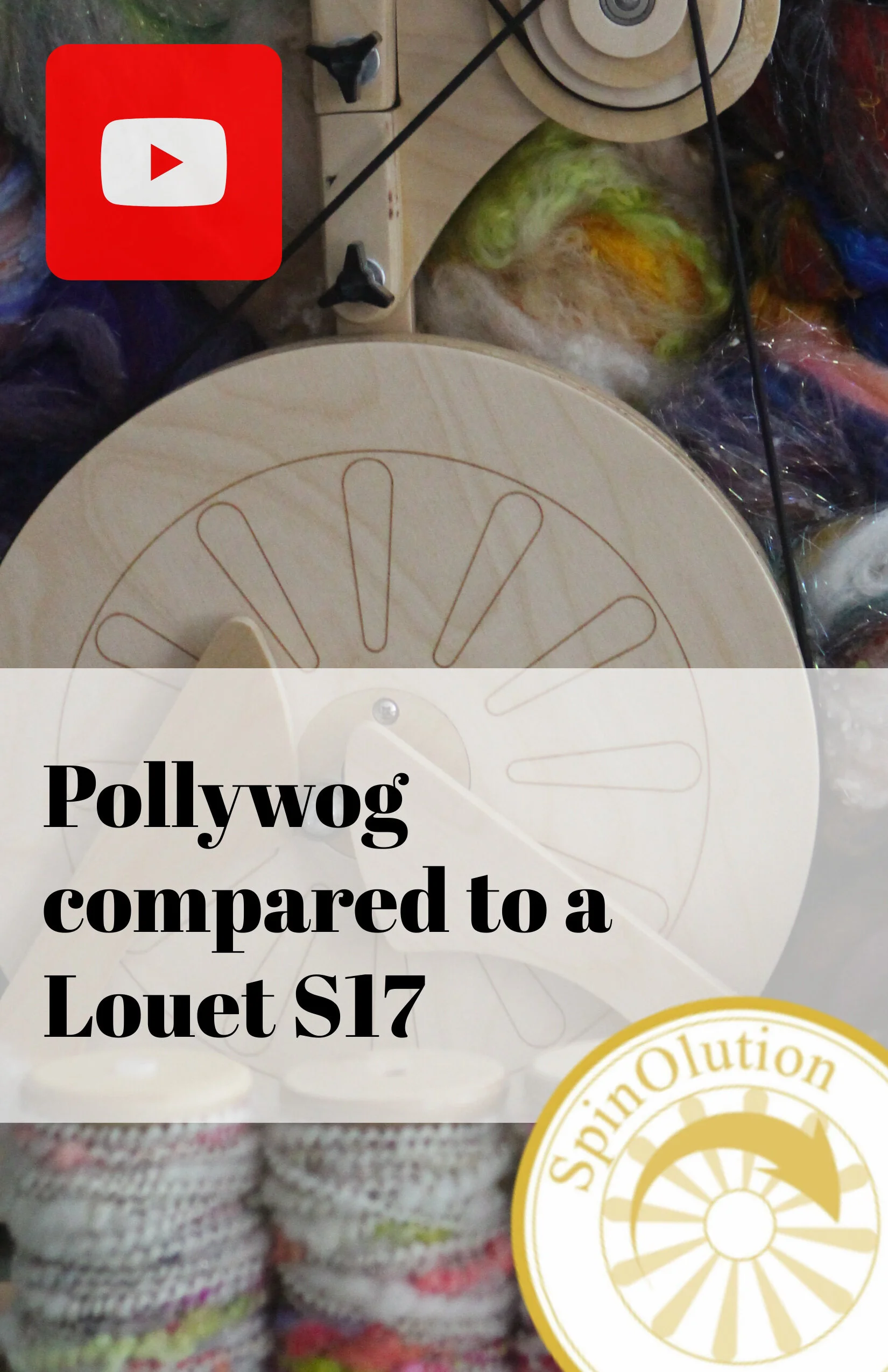 Erin James compares the SpinOlution Pollywog to a Louet S17 in this informative video.