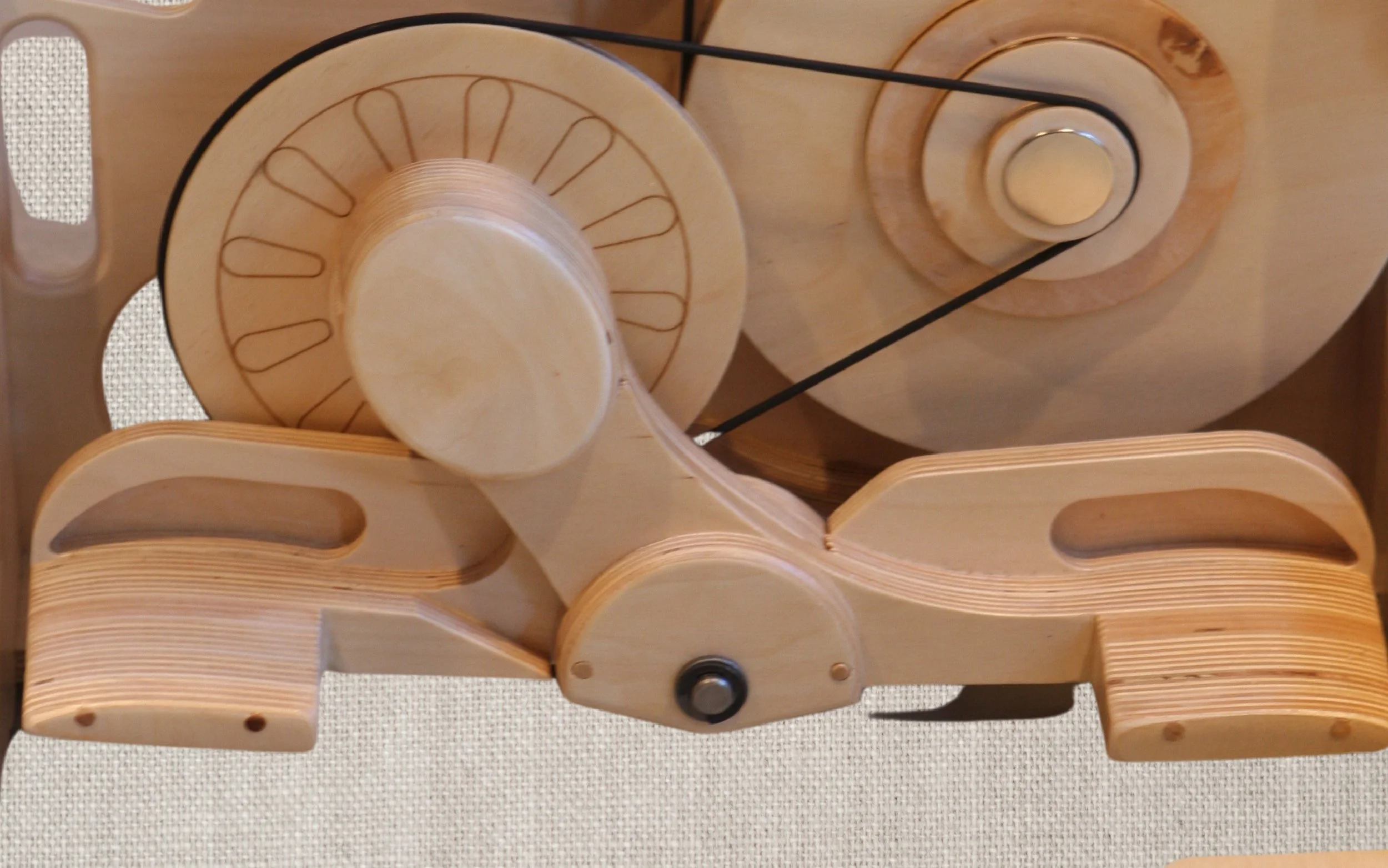 Erin James talks about treadling the King Bee