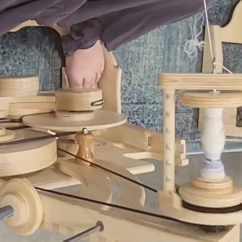 We're so glad you enjoyed getting to try our wheels @spinsterstudios.shop
Thanks for sharing your fiber arts day with us. 
 #spinningyarns #spinningyarn #yarnmaking #spinningwheel
