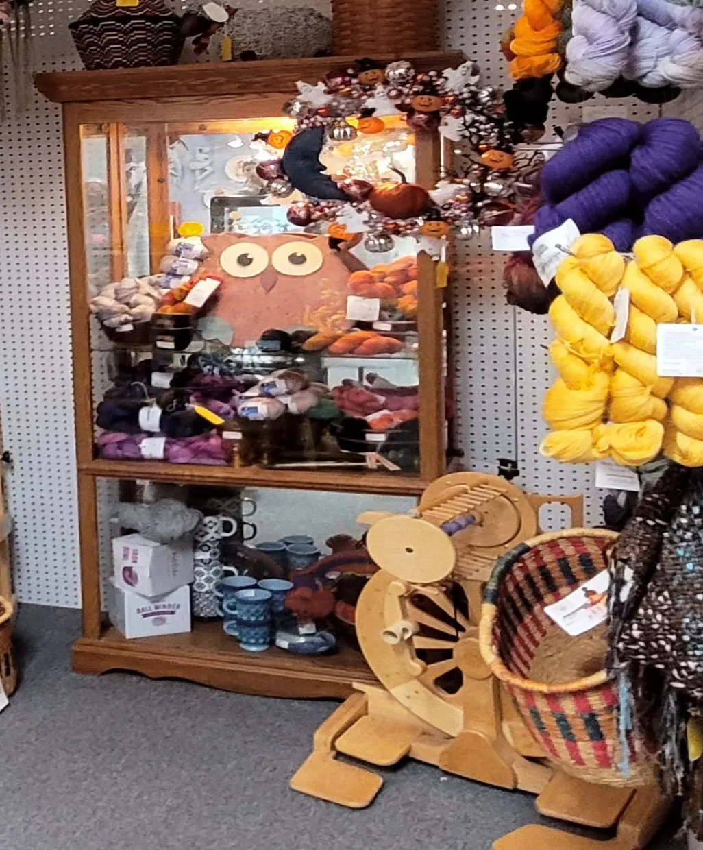 Learn more about our wheels for sale with @thebarnyarn Check out their profile for more info on wheels and yarns. 
 #yarnmaking #spinningwheel #fiberart