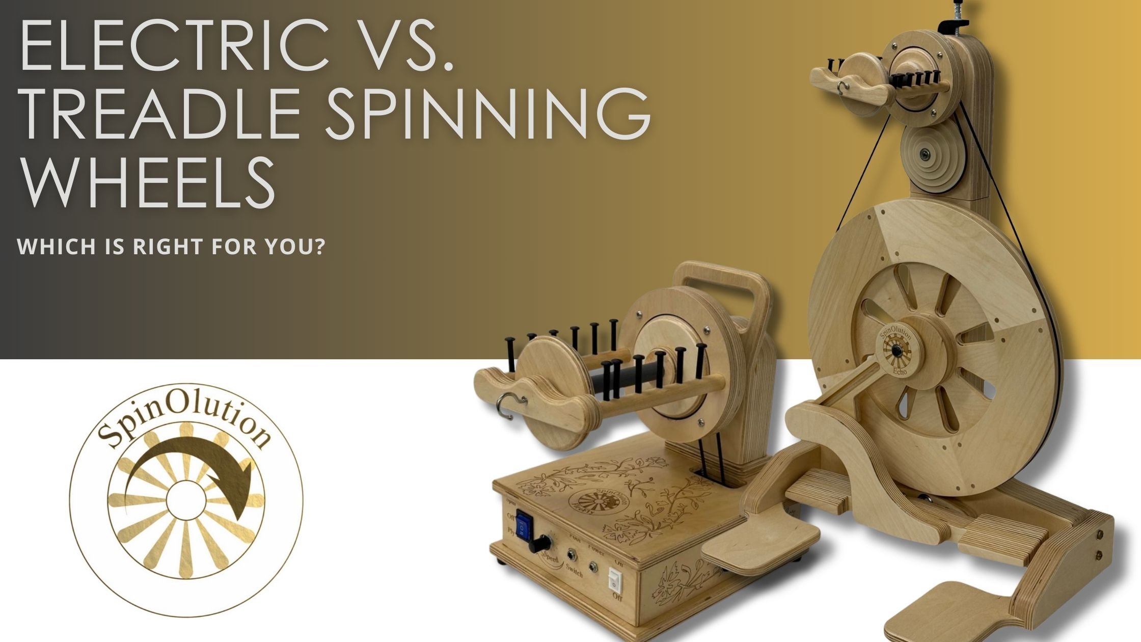 Electric vs. Treadle Spinning Wheels