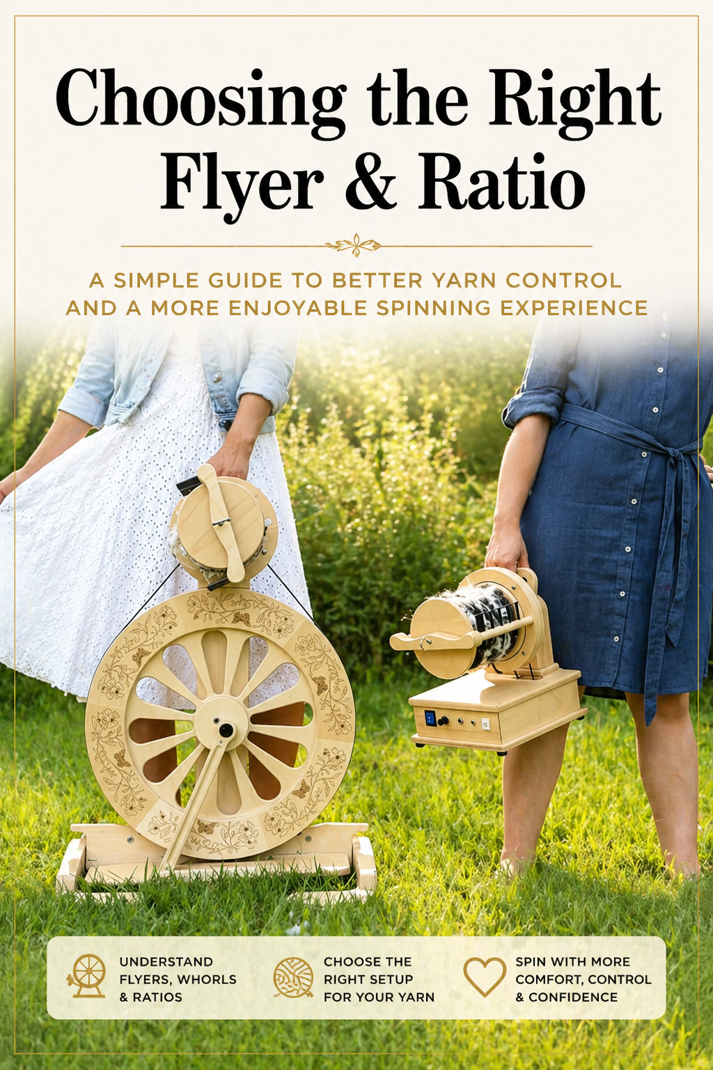 How to Choose the Right Flyer and Ratio for Your Spinning Wheel