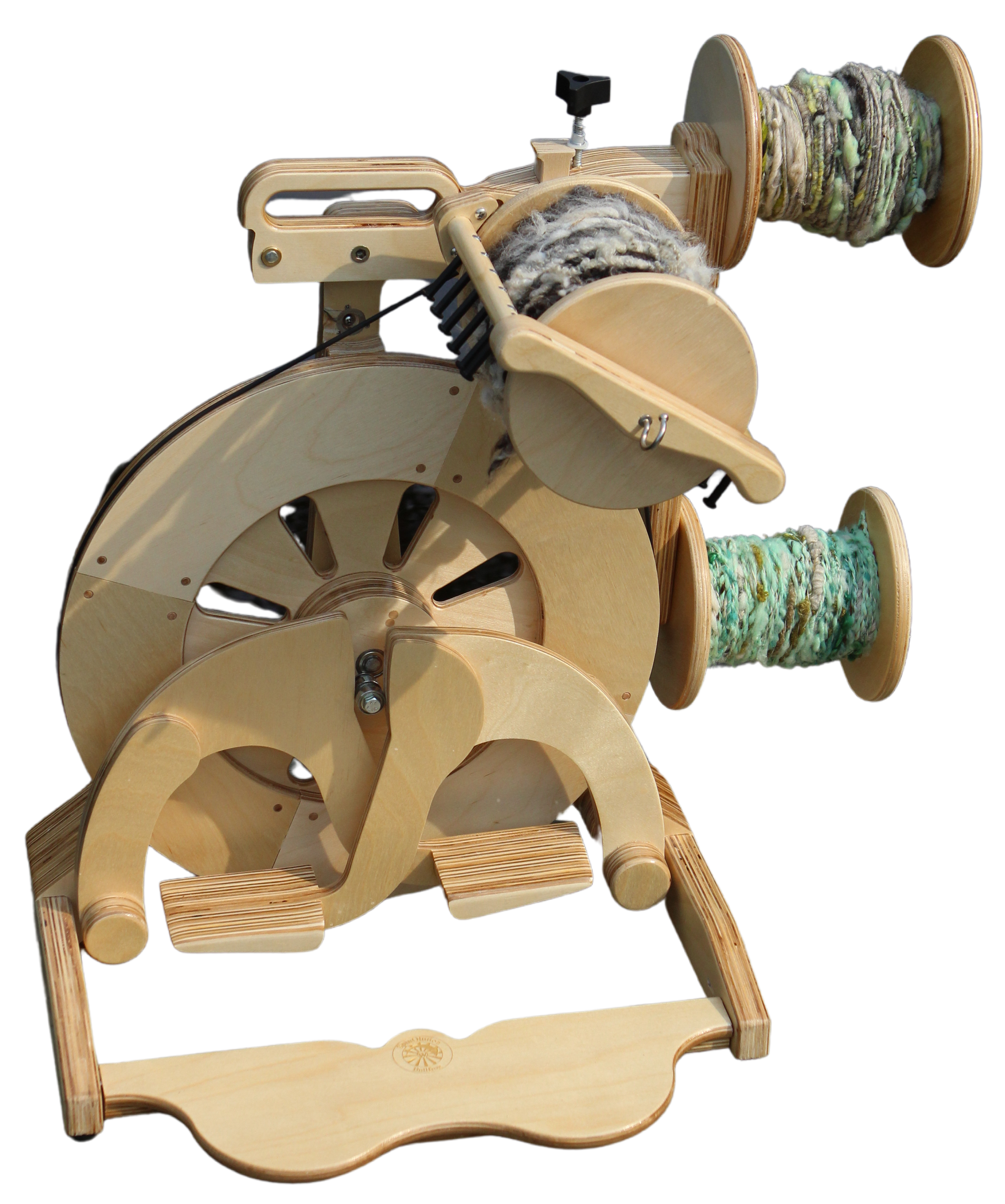 SpinOlution Spinning Wheels: Bullfrog Portable Bulky Art Yarn Spinning Wheel  — SpinOlution Spinning Wheels made in the Pacific Northwest, USA. Veteran  Owned.