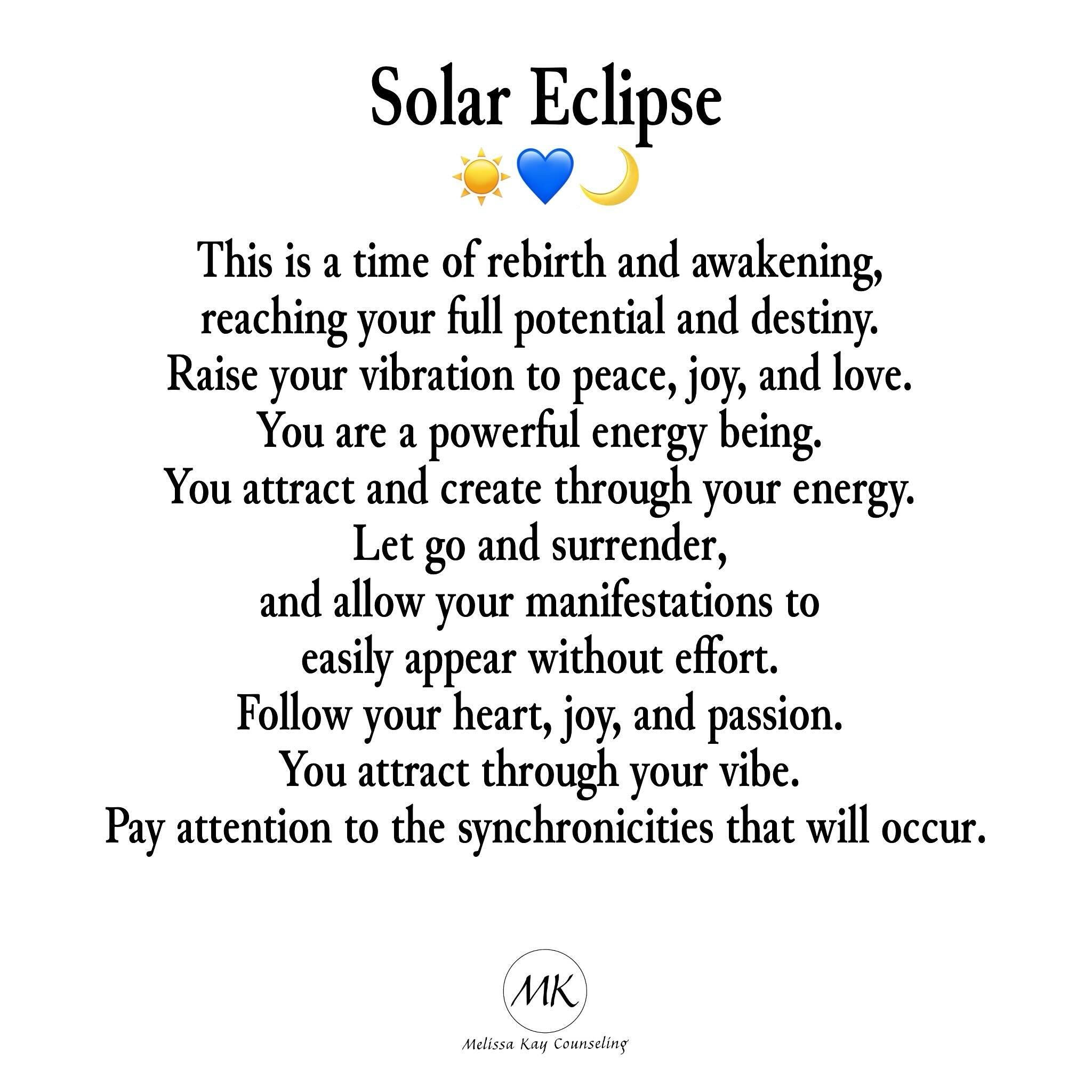 Remember to write down what you desire, your dreams and visions. Then meditate.  Open yourself up to your highest frequency and vibration. Get ready to receive blessings from this new Earth.✨💙✨ #solareclipse #April8 #sensitive

✨I am a Clinical Psyc