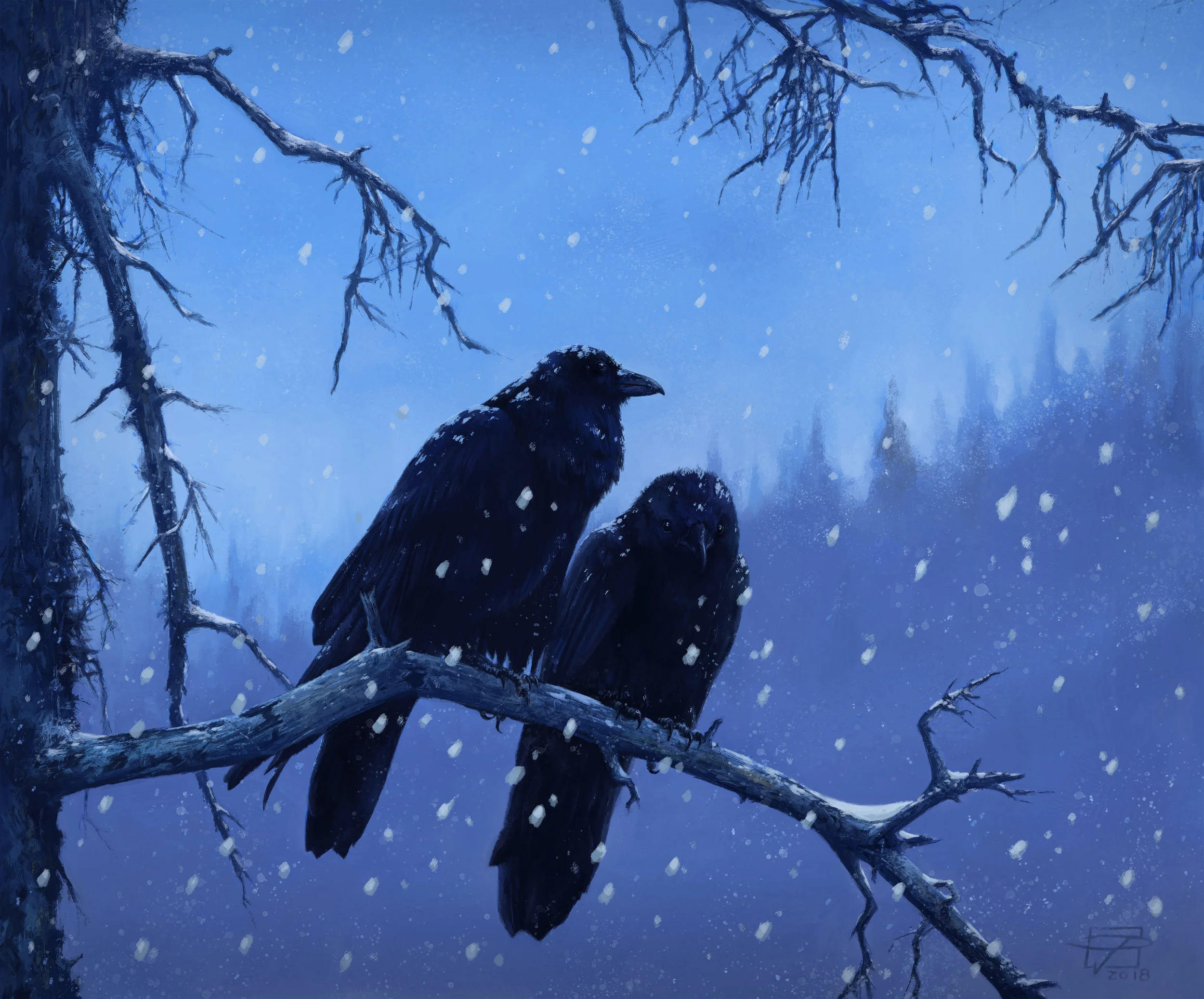 Winter Ravens