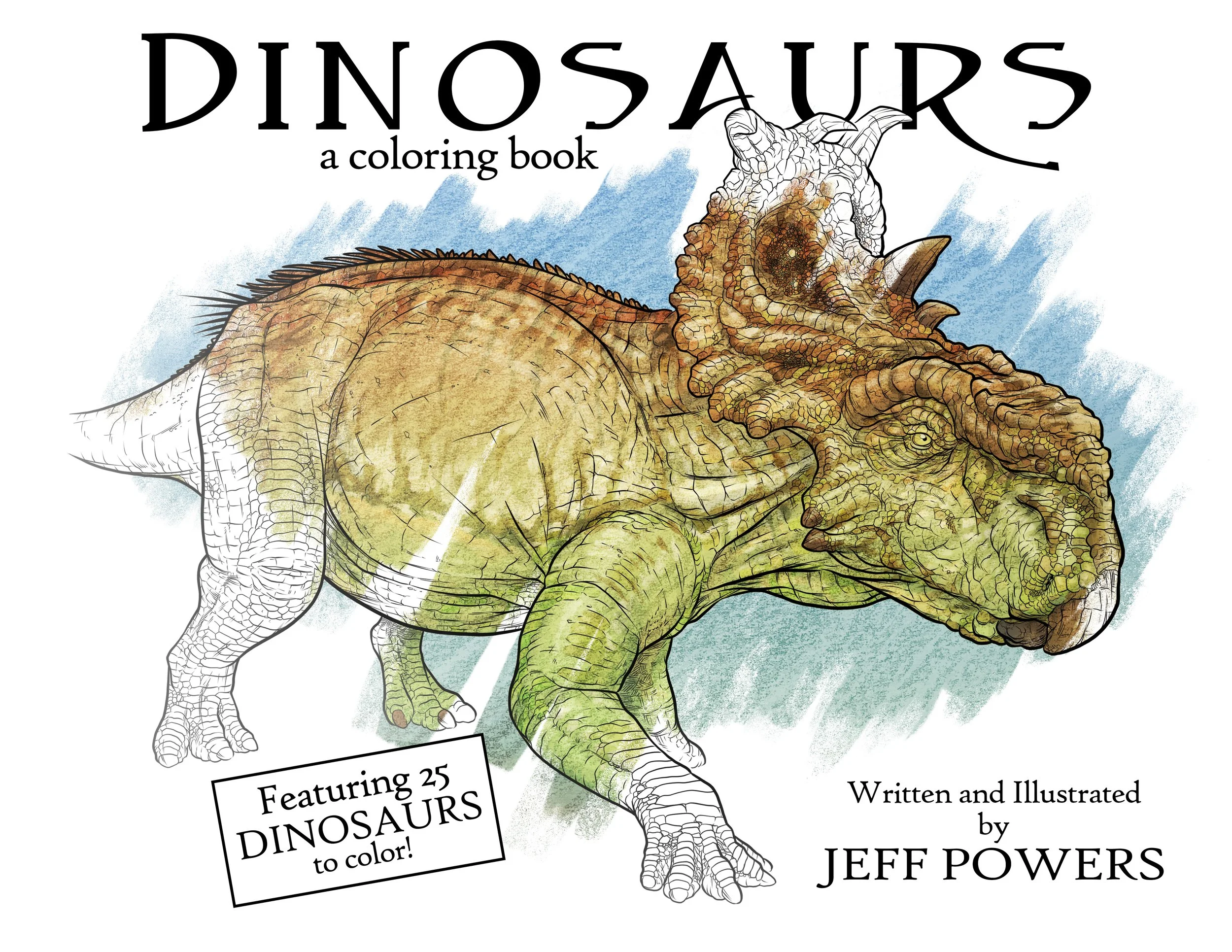 Dinosaur coloring book