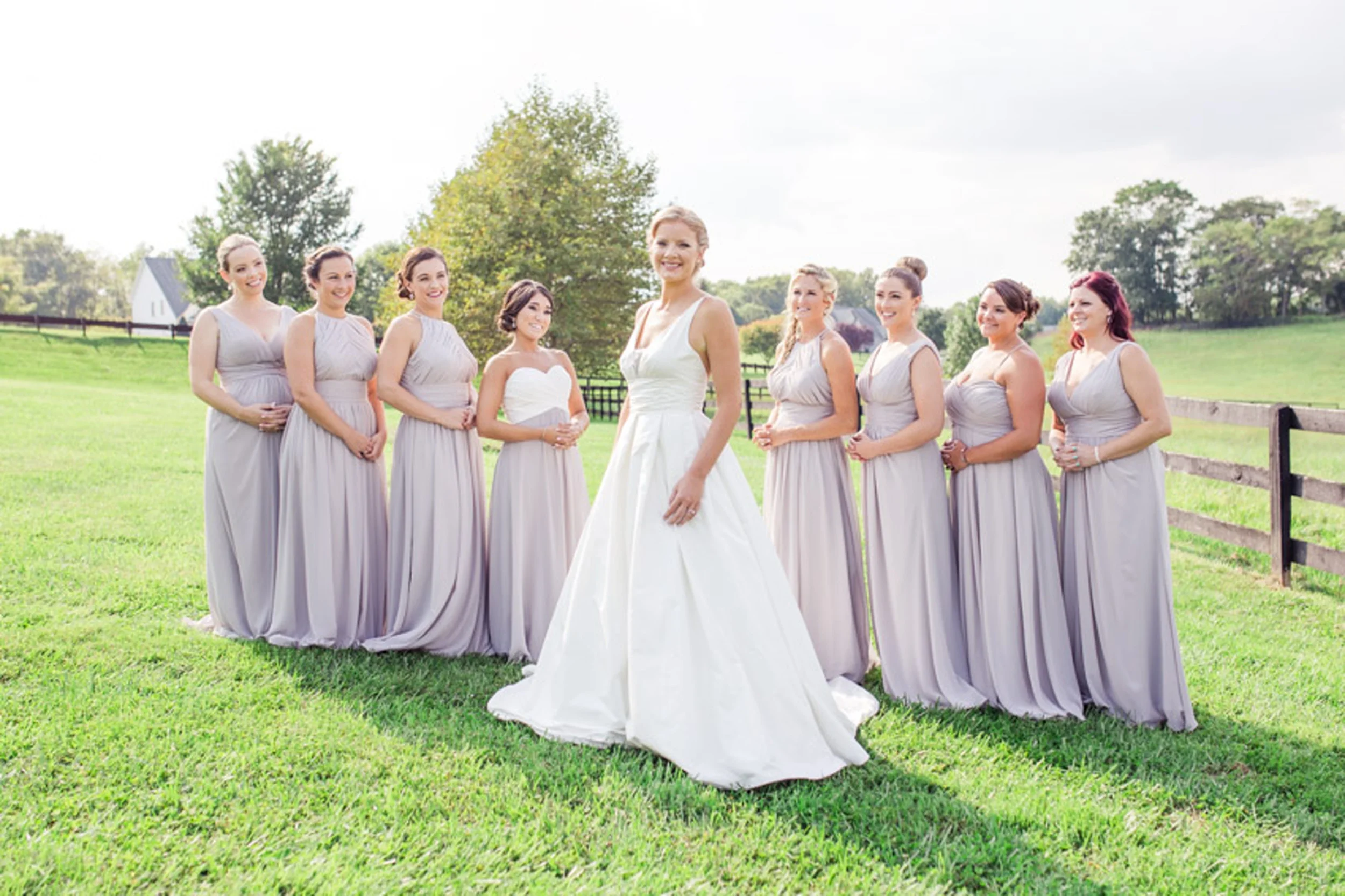 Bridesmaids Country Wedding
