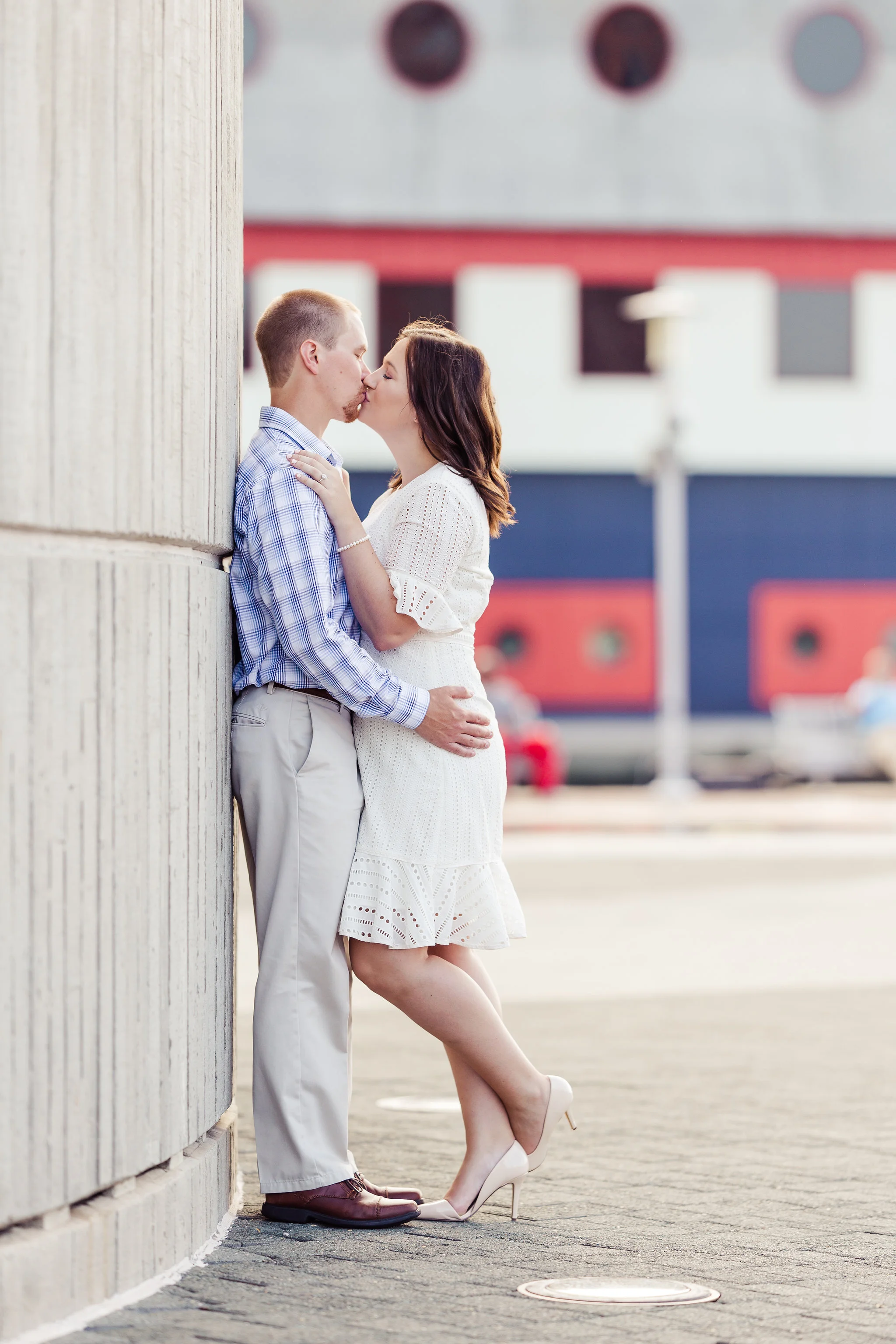 Inner Harbor Kiss Engagement