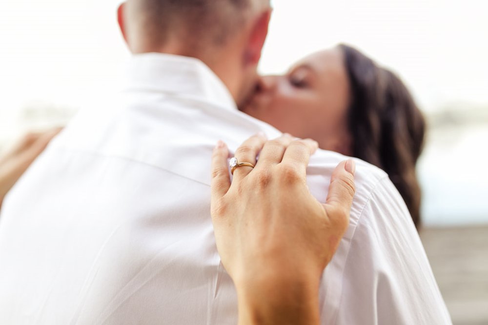 Kissing Engagement Ring