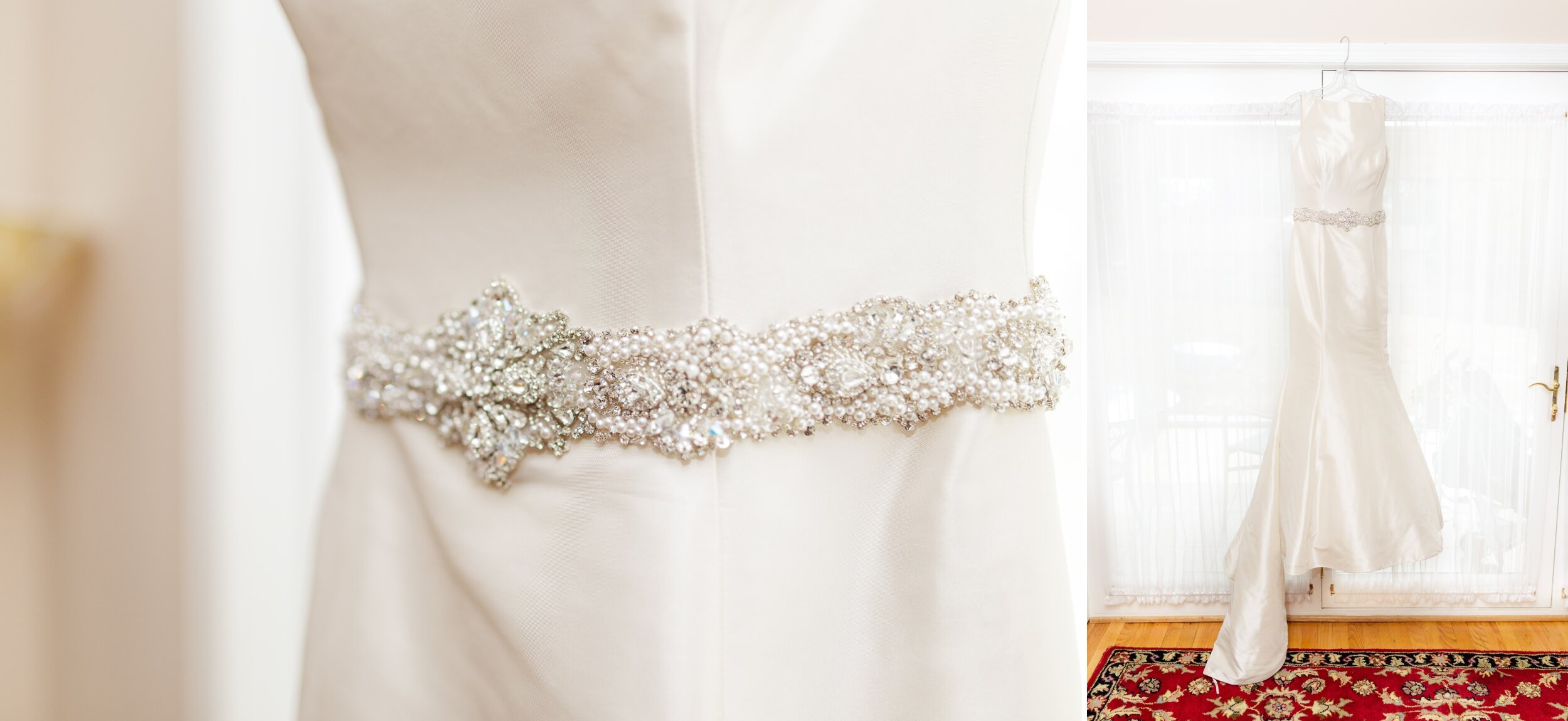 Wedding Dress Pearl Belt