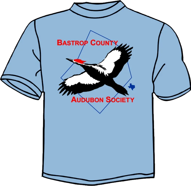 The shirts are light-blue colored 100% cotton. Available in S, M, L, XL and 2XL.